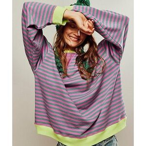 Free People - Oversized Pullover Sweatshirt